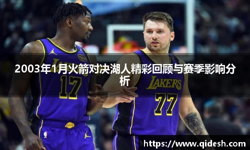 2003年1月火箭对决湖人精彩回顾与赛季影响分析